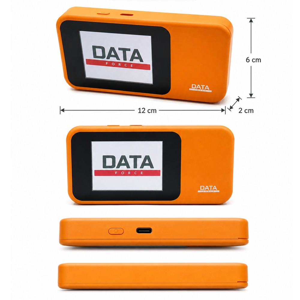 DATAFORCE 4G MODEM-WİFİ 6 M12 PRO ROUTER TAŞINABİLİR - Görsel 2