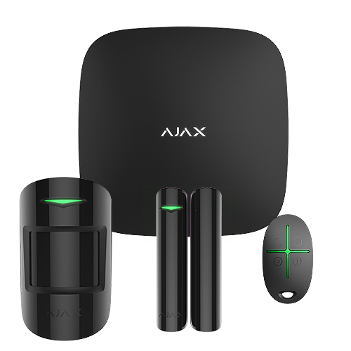 AJAX (20287) STARTERKIT KABLOSUZ ALARM BAŞLANGIÇ SETİ (SİYAH)