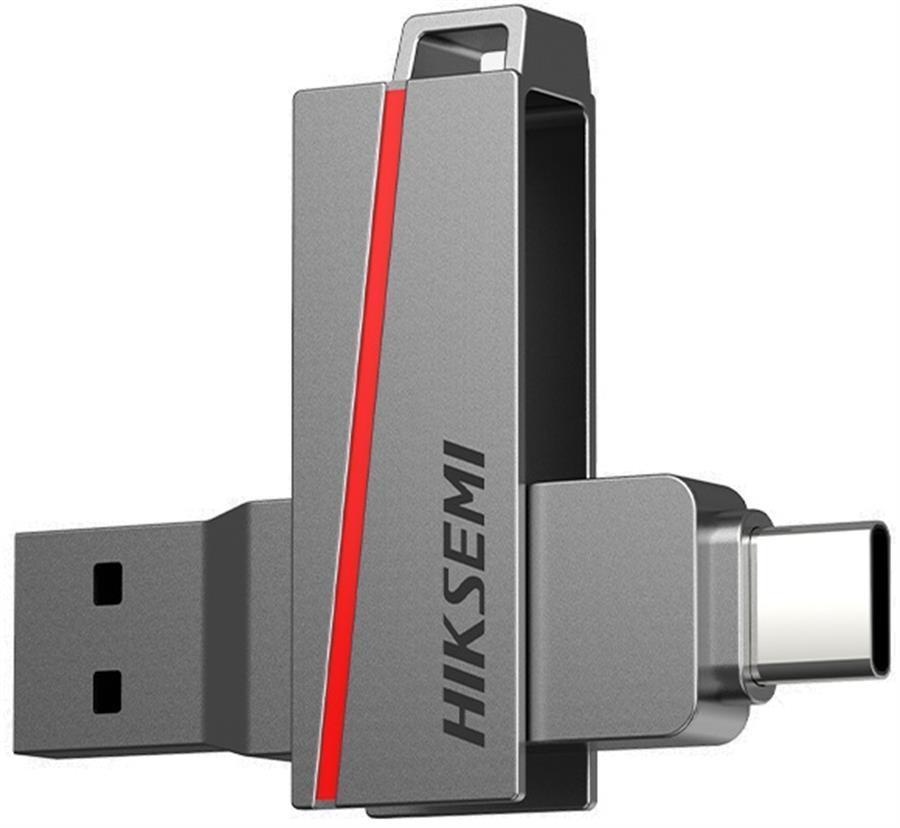 Hiksemi E307C USB 3.2 Dual 32 GB Taşınabilir Bellek - Gri - Görsel 2