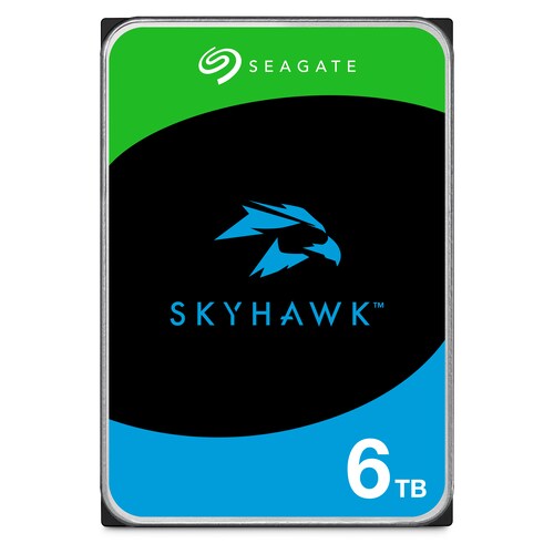 SEAGATE SKYHAWK 6 TB 256MB SATA3 180TB/Y RV 7/24 (ST6000VX009)
