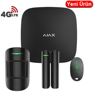 AJAX (100093) STARTERKIT 4G KABLOSUZ ALARM BAŞLANGIÇ SETİ (SİYAH)