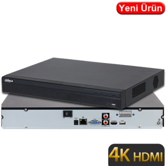 DAHUA (NVR4216-4KS3) 16 KANAL 4K 2x20TB 1xHDMI 1xVGA 2xUSB 1xRJ45 NVR KAYIT