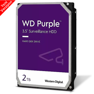 WESTERN DIGITAL PURPLE (WD23PURZ) 2TB 3.5 INC 64MB 7/24 GÜVENLİK HARDDISK