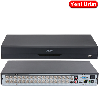 DAHUA (XVR4232AN-5M-I) 32 KANAL 1080P 2x16TB 2MP HDCVI KAM. DESTEKLER 1xHDMI 1xVGA 2xUSB 1xRJ45 XVR