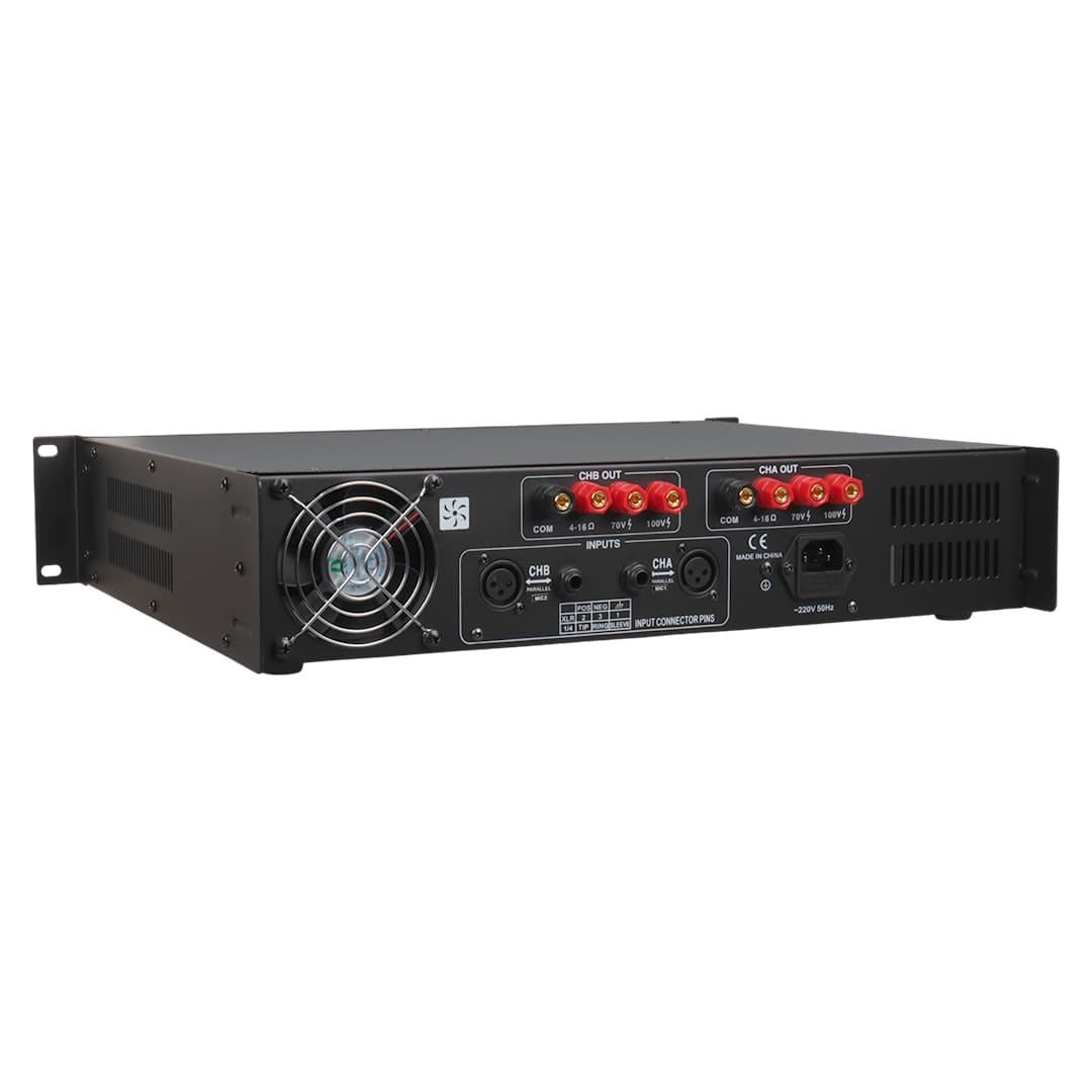Bofmann TP-500STT 2x250W Hat Trafolu Stereo Power Amfi - 100V Profesyonel Ses Sistemi