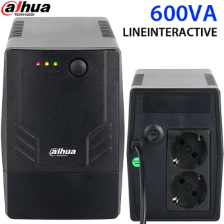 Dahua PFM3350-600 600 VA Line Interactive Kesintisiz Güç Kaynağı UPS (1×12V 7Ah, 5-15 dakika)