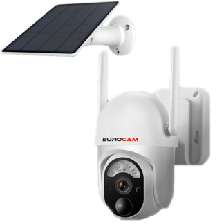 Eurocam EC-IP-SL-6210 2MP 4G Dış Mekan Güneş Enerjili PT Güvenlik Kamerası - Renkli Gece Görüş, İnsan Algılama, 10.400 mAh Batarya