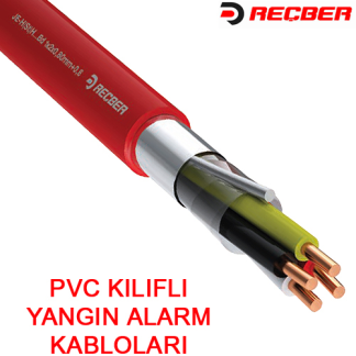 Reçber 2×2×0.8 mm+0.40 mm JY(St)Y PVC Yangın Alarm Kablosu 500 m