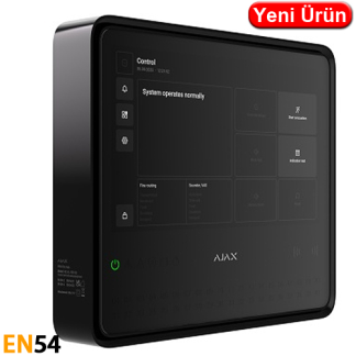 Ajax AJX 125733.BL Kablosuz Hub Yangın Paneli EN54 Belgeli Siyah