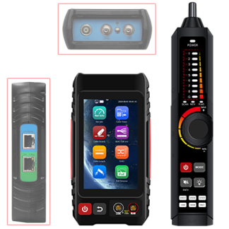 Wanglu LT-600S Akıllı Network Kablo Test Cihazı — RJ45 TDR, Kablo Uzunluğu (3000 m), Kablo Bulucu, PoE Test