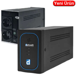 Dotvolt VOLT-LN-PLUS-850VA 850 VA Line Interactive Kesintisiz Güç Kaynağı UPS (1×12V 9Ah, 5-15 dakika)