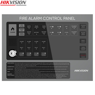 Hikvision HF-C104 4 Zone Konvansiyonel Yangın Alarm Paneli