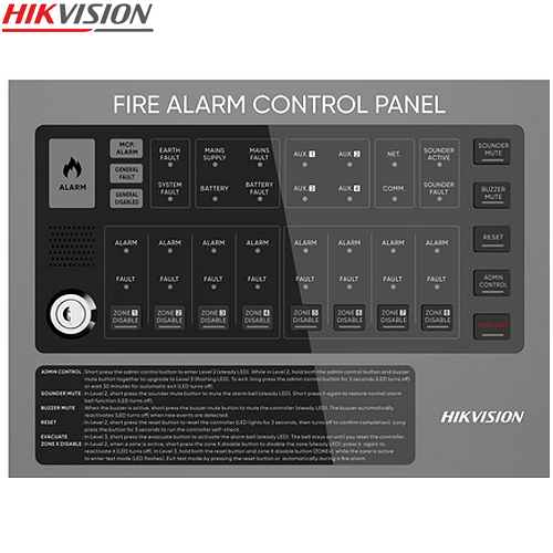 Hikvision HF-C108 8 Zone Konvansiyonel Yangın Alarm Paneli