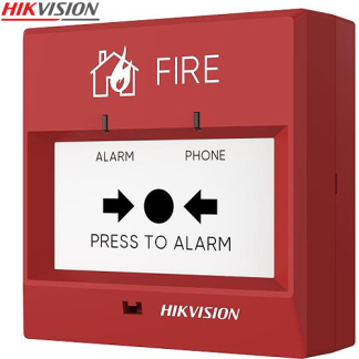 Hikvision HF-CMP1 Konvansiyonel Yangın İhbar Butonu (Kırbas, Resetlenebilir, Tabanlı)