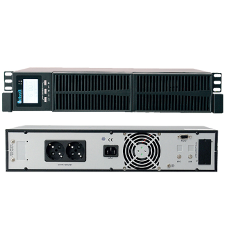 Dotvolt VOLT-RT-3KVA 3 kVA Rack Tipi Online Kesintisiz Güç Kaynağı UPS LCD (1/1 Faz, 6×12V 7Ah)