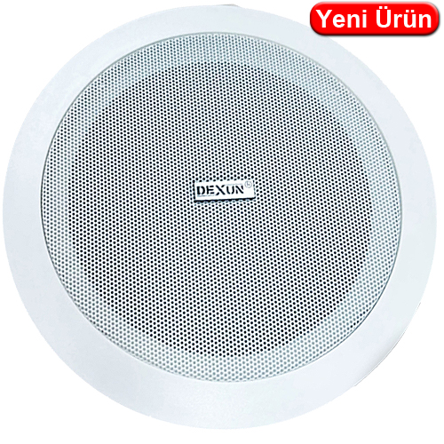 Dexun D-13T 13 cm Alçıpan Tip Trafolu Tavan Hoparlörü Beyaz