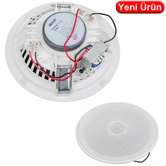 Dexun D-162 16 cm 50W Alçıpan Tip Trafolu Tavan Hoparlörü Beyaz