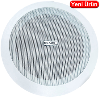 Dexun D-16T 16 cm Alçıpan Tip Trafolu Tavan Hoparlörü Beyaz