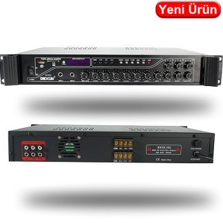 Dexun D-230 300W USB/SD/RCA/BT 3 Kanal Trafolu Anfi