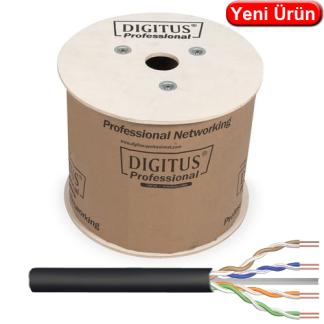 Digitus DK-1613-5-OD CAT6 Dış Ortam Tek Kılıflı Network Kablosu (500 m)