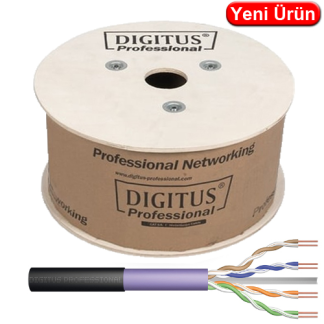 Digitus DK-1613-VH-5-OD CAT6 Dış Ortam Çift Kılıflı Network Kablosu (500 m)
