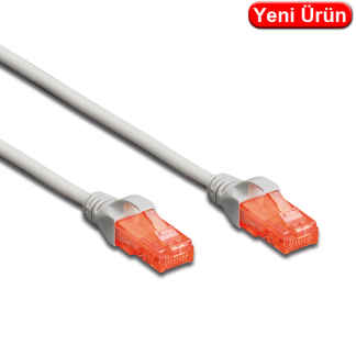 Digitus DK-1617-010 CAT6 UTP LSZH Patch Kablo 1 m Gri – 5'li Paket