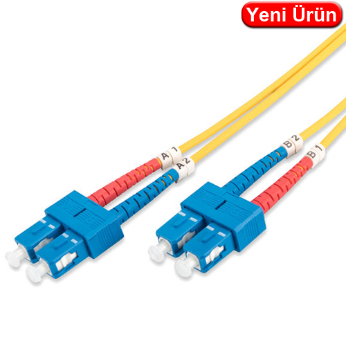 Digitus DK-2922-02 SM SC-SC Duplex Fiber Optik Patch Kablo 2 m – 5'li Paket