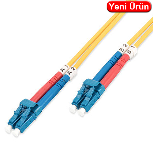 Digitus DK-2933-02 SM LC-LC Duplex Fiber Optik Patch Kablo 2 m – 5'li Paket
