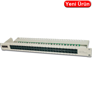 Digitus DN-91350-1 CAT3 50 Port ISDN Telefon Patch Paneli 19"
