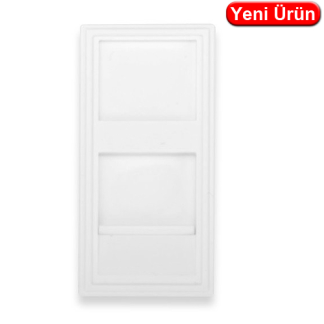 Digitus DN-93802-1-SH 1 Port Face Plate Kapak 45×22,5 mm – 10'lu Paket