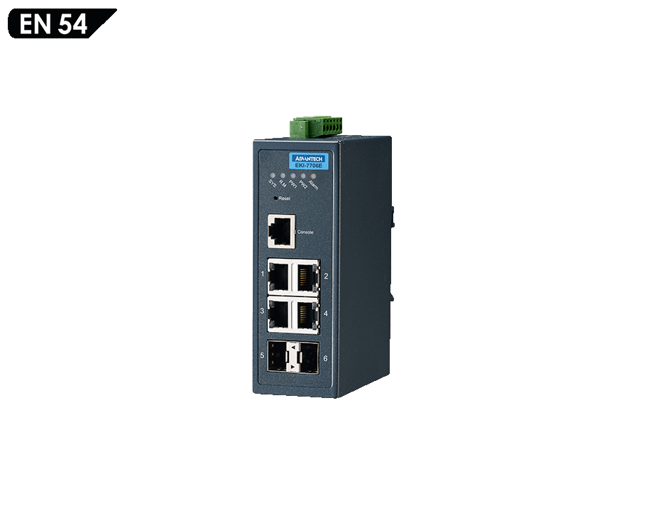 LDA EQ242910 EN 54 Endüstriyel Network Switch (NEO+ İçin, 4 + 2 SFP)