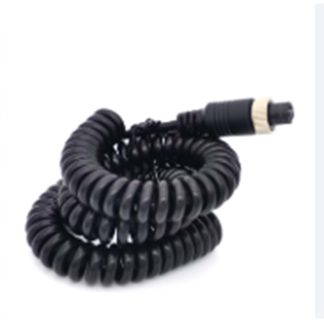 Inox 4 Pin Aviation Spiral (Yaylı) Araç Kamera Kablosu