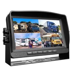 Inox 9023 9" AHD Kayıtlı Quad Araç Monitörü - 4 Kamera Girişi, SD Kart