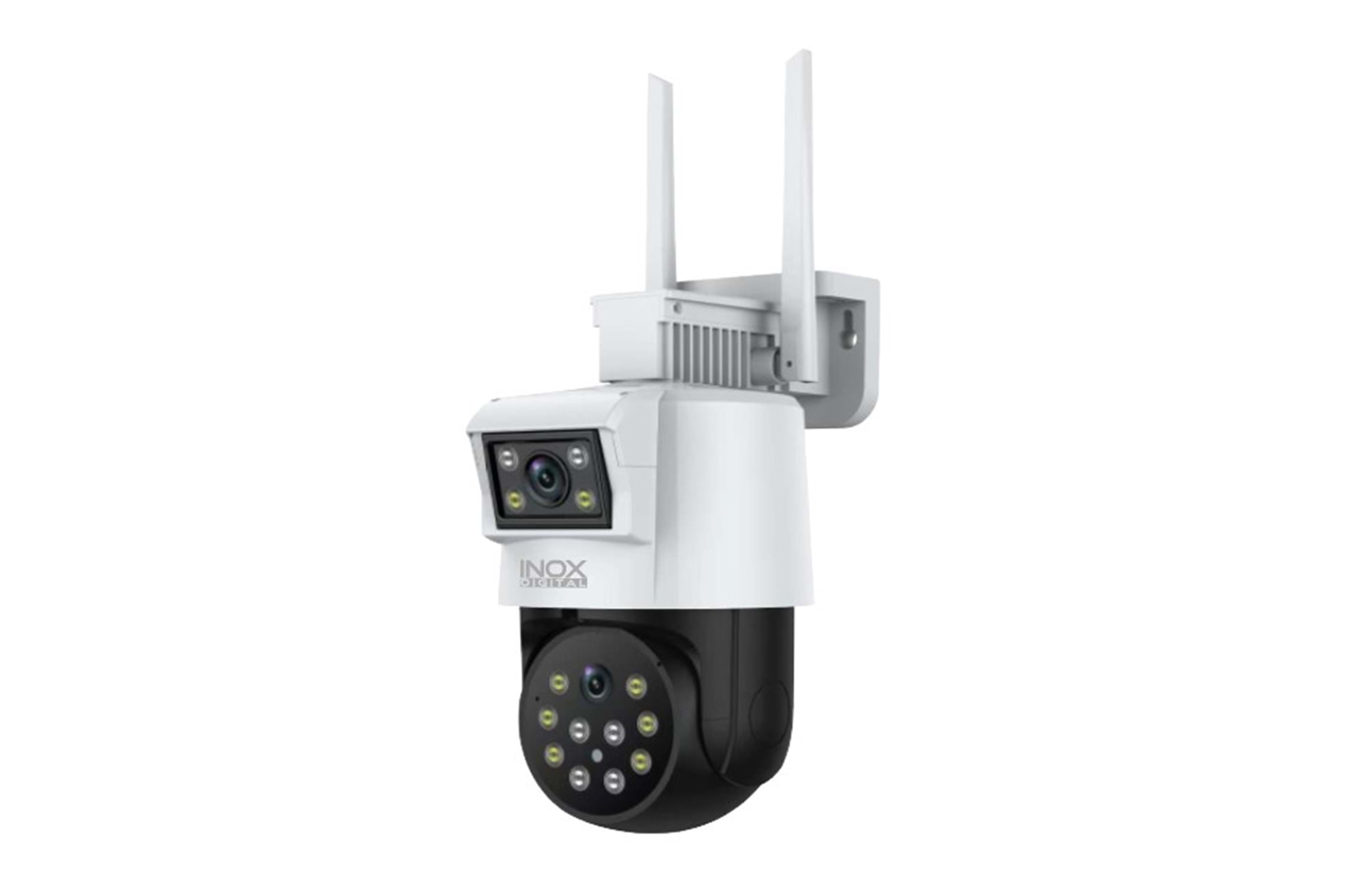 Inox X102 2x3MP Wi-Fi Dış Mekan PT Güvenlik Kamerası - 2 Lensli (1 Sabit + 1 Hareketli), Renkli Gece Görüş