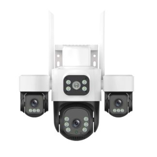 Inox X113 3x3MP Wi-Fi Dış Mekan PT Güvenlik Kamerası - 3 Lensli (2 Sabit + 1 Hareketli), Renkli Gece Görüş