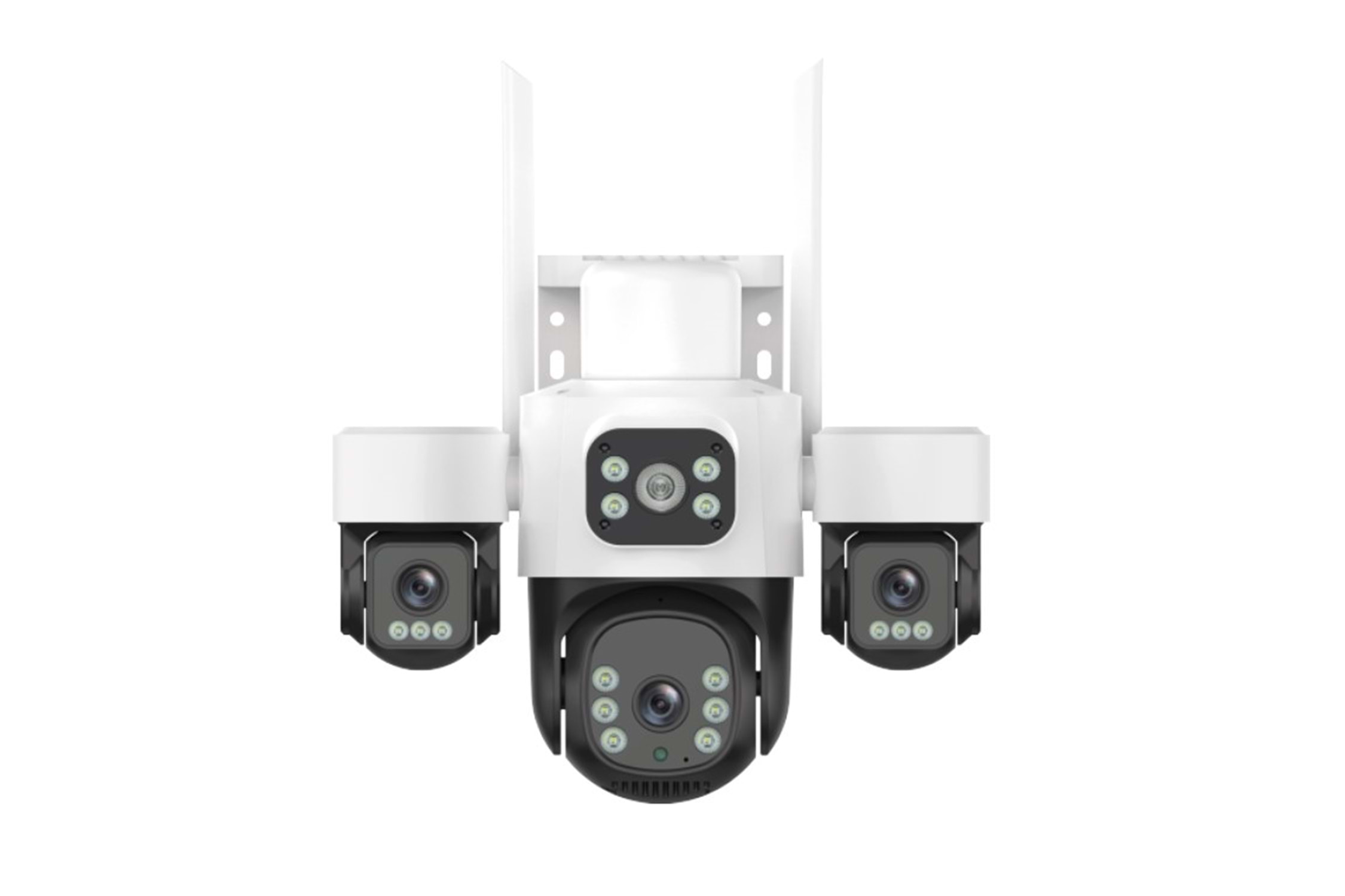 Inox X113 3x3MP Wi-Fi Dış Mekan PT Güvenlik Kamerası - 3 Lensli (2 Sabit + 1 Hareketli), Renkli Gece Görüş
