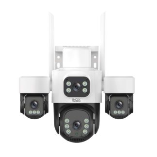 Inox X114 4x3MP Wi-Fi Dış Mekan PT Güvenlik Kamerası - 4 Lensli (3 Sabit + 1 Hareketli), Renkli Gece Görüş