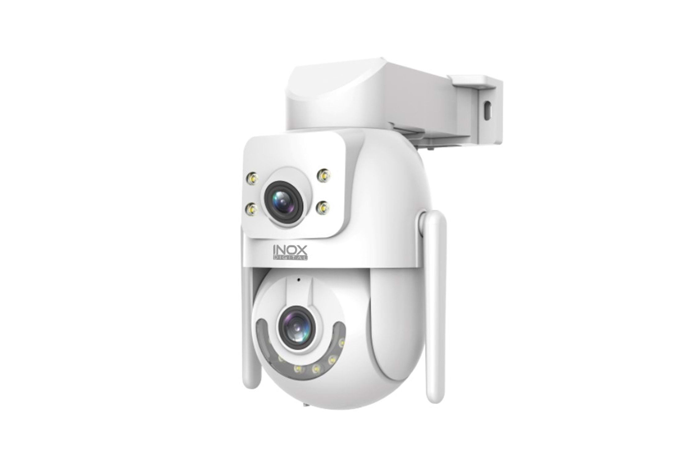 Inox X116 Wi-Fi Dış Mekan PT Güvenlik Kamerası - 2 Lensli (1 Sabit + 1 Hareketli), Renkli Gece Görüş