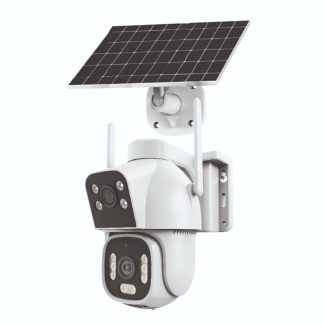 Inox X22 4MP 4G Dış Mekan Güneş Enerjili PT Güvenlik Kamerası - 2 Lensli, Renkli Gece Görüş, 7/24 Kayıt (AOV)
