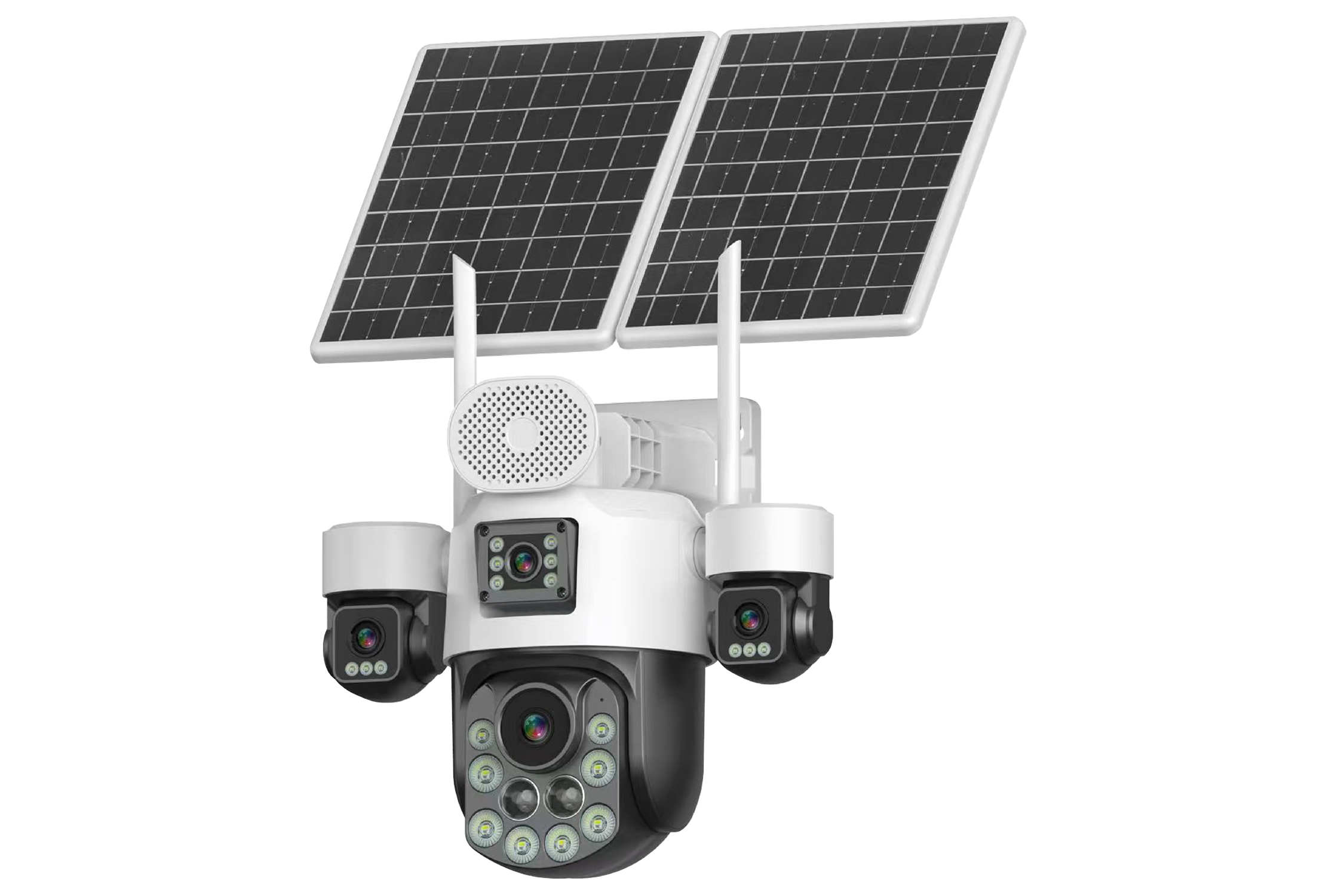 Inox X25 4x2MP 4G Dış Mekan Güneş Enerjili PTZ Güvenlik Kamerası - 30x Optik Zoom, 4 Lensli, Renkli Gece Görüş