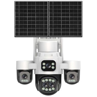 Inox X35 5x2MP 4G Dış Mekan Güneş Enerjili PT Güvenlik Kamerası - 5 Lensli, 18x Hibrit Zoom, Renkli Gece Görüş