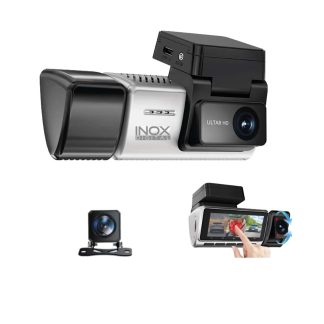 Inox X603 2K 3 Kameralı Araç Kamerası (Dashcam) - Ön + İç + Arka, Wi-Fi, Dokunmatik Ekran