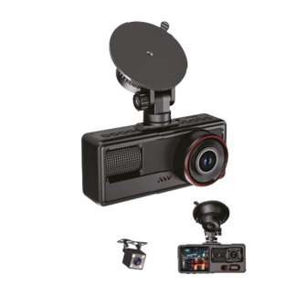 Inox X604 Full HD 3 Kameralı Wi-Fi Araç Kamerası (Dashcam) - Ön + İç + Arka, G-Sensör