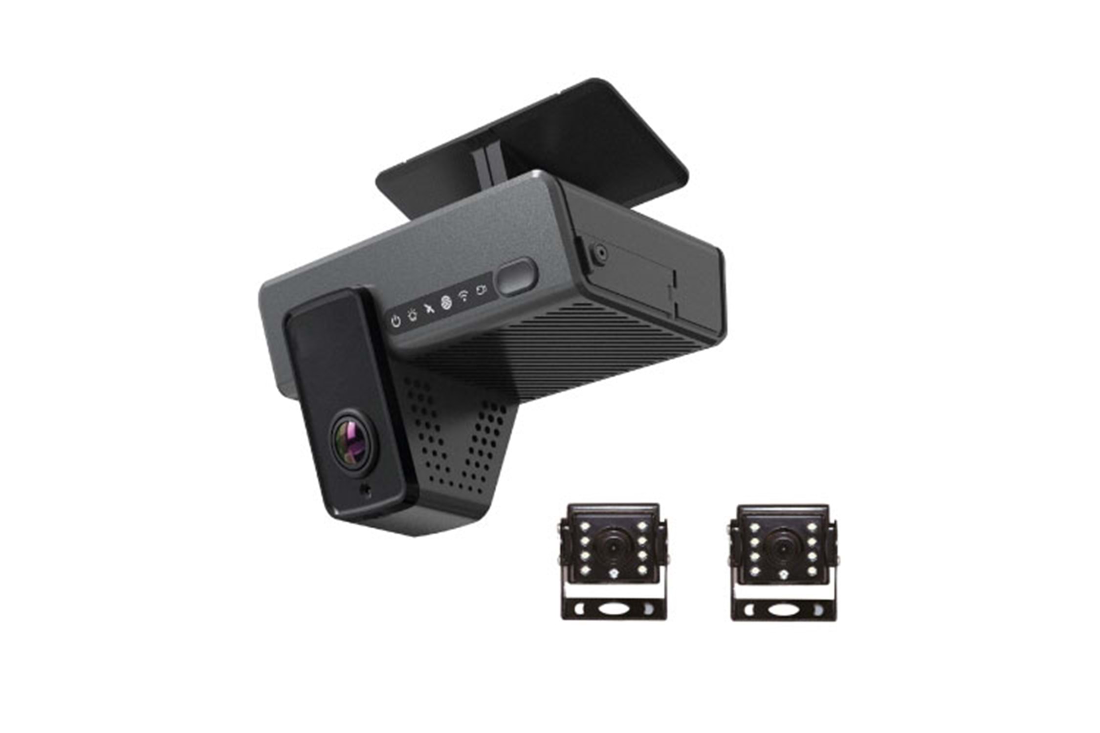 Inox X610 4G GPS'li 4 Kanal Araç Kamera Sistemi - ADAS / DMS, Yüz Tanıma, SOS Butonu