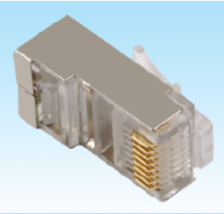 HCS J06-00804 CAT6 FTP RJ45 Konnektör (Solid Kablo İçin)