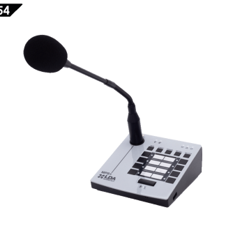 LDA MPS-8Z+ 8 Bölgeli Anons Mikrofonu (ACSI v2, EN 54-16)