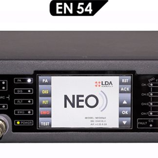 LDA NEO 8060 EN 54-16 Acil Anons ve Seslendirme Santrali - 8 x 120W, 8 Bölge