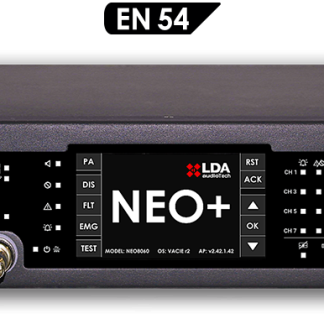 LDA NEO 8060+ EN 54-16 AES67 Acil Anons Santrali - 8 x 120W, Yedekli Çalışma