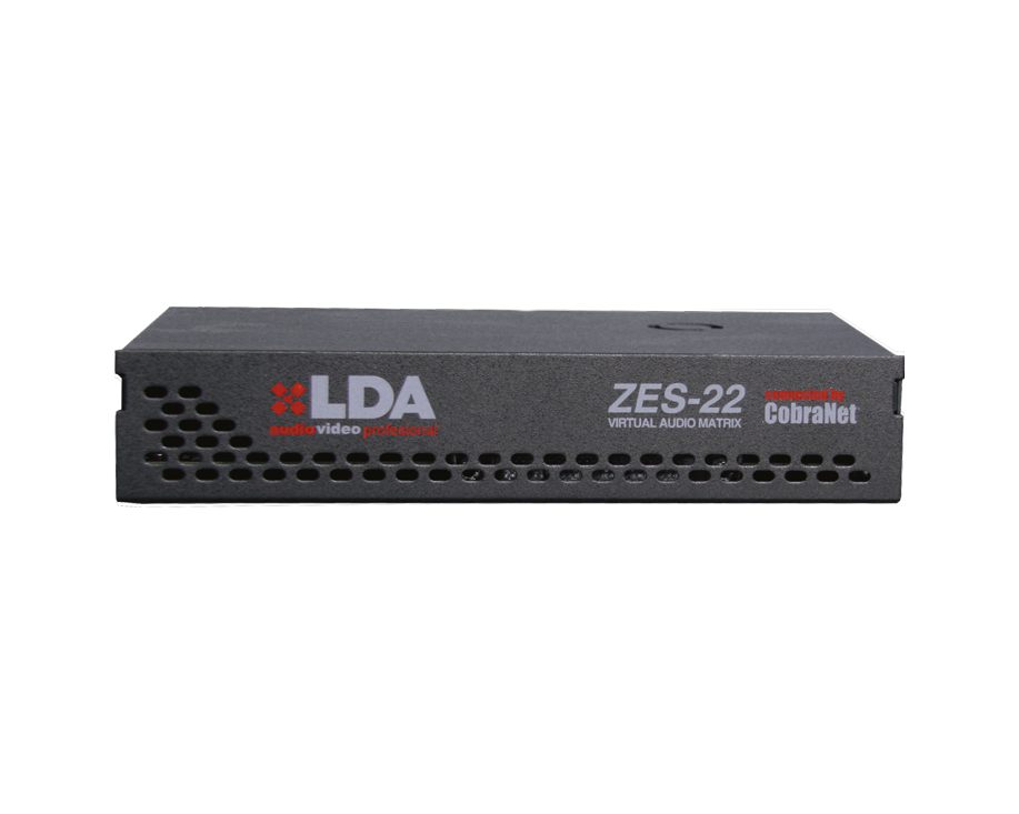 LDA ZES-22 4 Kanal Ses / Ethernet Dönüştürücü (Cobranet)