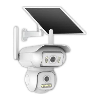 ONQAM JS-S2 2x3MP 4G Dış Mekan Güneş Enerjili PT Güvenlik Kamerası - 2 Lensli, 7/24 Kayıt (AOV)